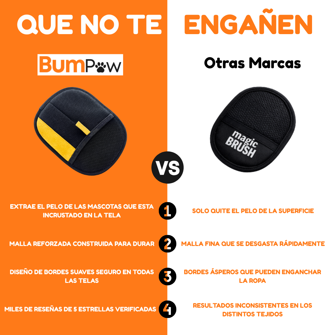 BumPaw® Guante Quita Pelos