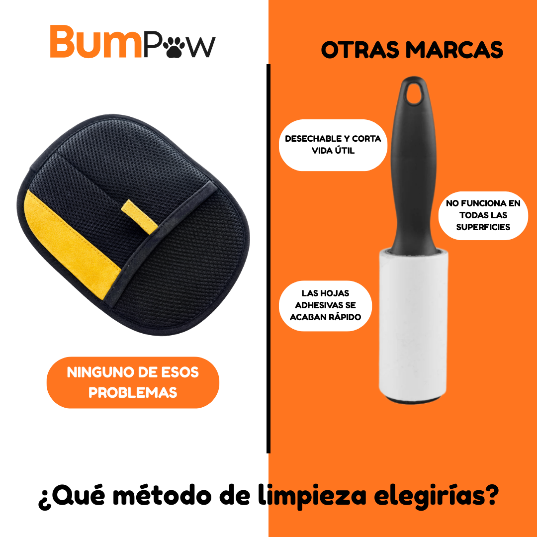 BumPaw® Guante Quita Pelos